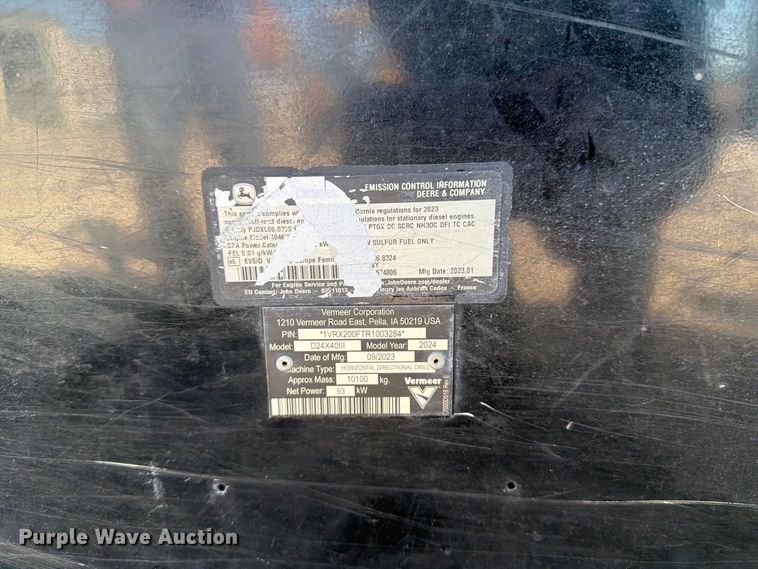 image for item DV2136 2024 Vermeer D24x40 Navigator S3 directional boring unit