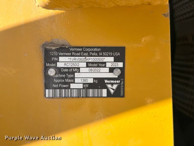 image for item DV2137 2023 Vermeer RTX1250i2 cable plow