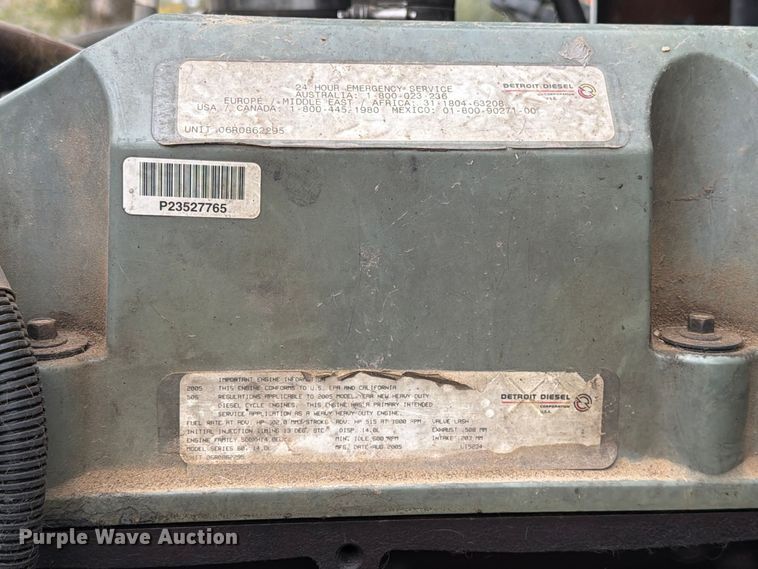 image for item EA0602 2006 Western Star 4900 dump truck