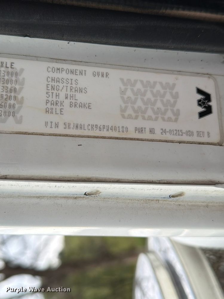 image for item EA0602 2006 Western Star 4900 dump truck