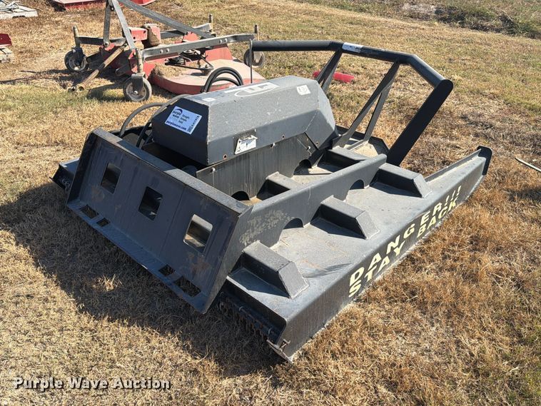 image for item EA7418 2022 Topcat HFRC skid steer brush mower