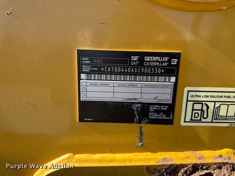 image for item EL2673 2019 Caterpillar 440 backhoe