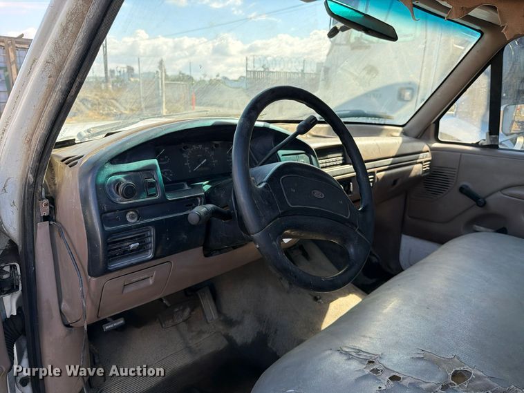 image for item EP3097 1996 Ford F250 utility bed pickup truck