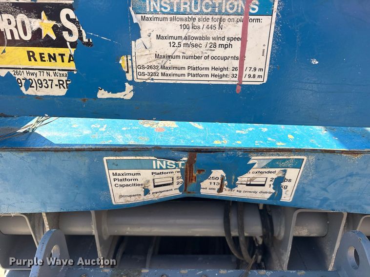 image for item ES8234 Genie GS-2632 scissor lift