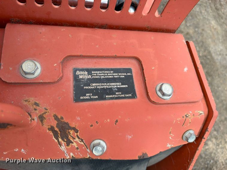 2012 Ditch Witch RT45