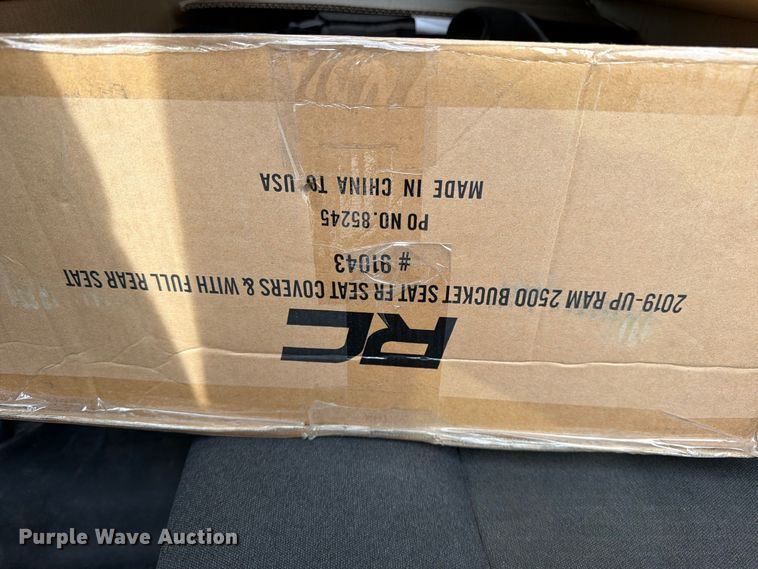 image for item EW1194 2020 RAM 3500 Crew Cab flatbed pickup truck