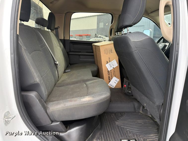 image for item EW1194 2020 RAM 3500 Crew Cab flatbed pickup truck