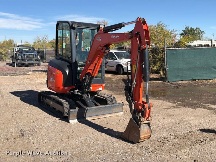 image for item EW1203 2013 Kubota U27-4 mini excavator