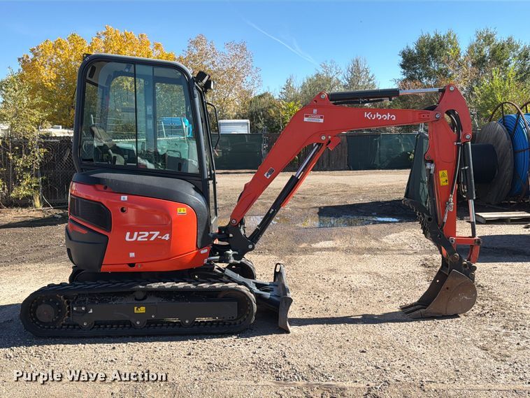 image for item EW1203 2013 Kubota U27-4 mini excavator