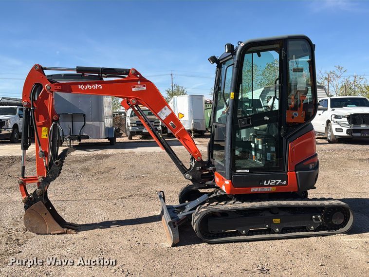 image for item EW1203 2013 Kubota U27-4 mini excavator