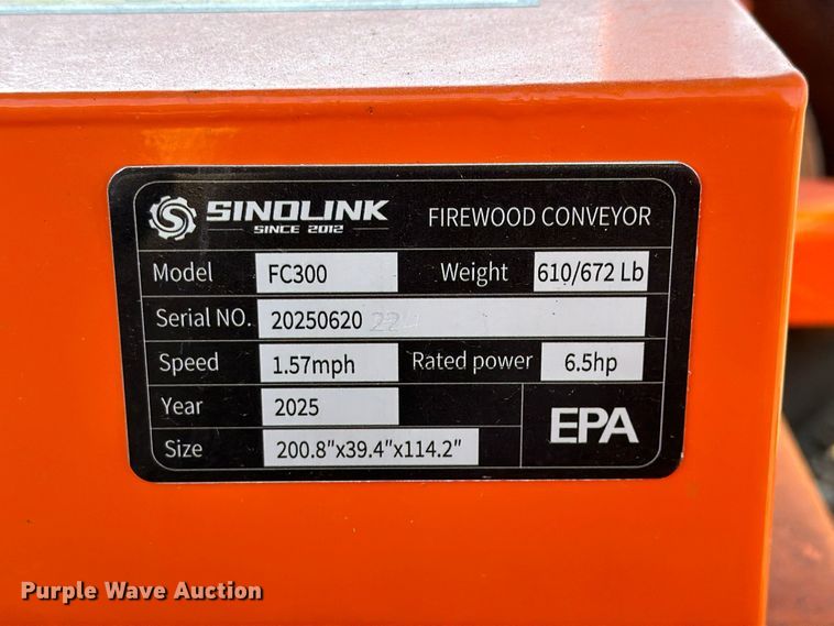 image for item EX4674 2025 Sinolink FC300 conveyor