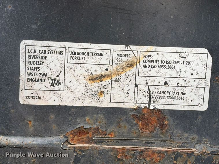 image for item FC0468 JCB 940 forklift