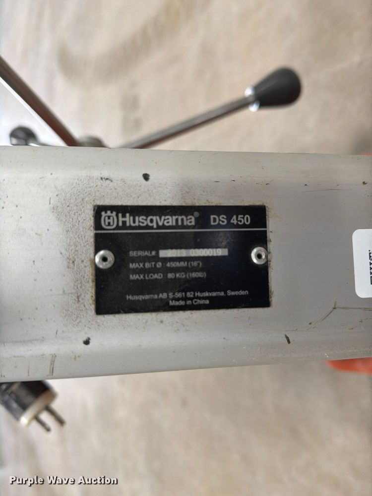 image for item FC0476 2013 Husqvarna DS 450 core drill