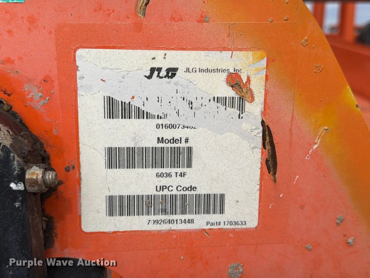 image for item FC0480 2016 Skytrak 6036T4F Telehandler