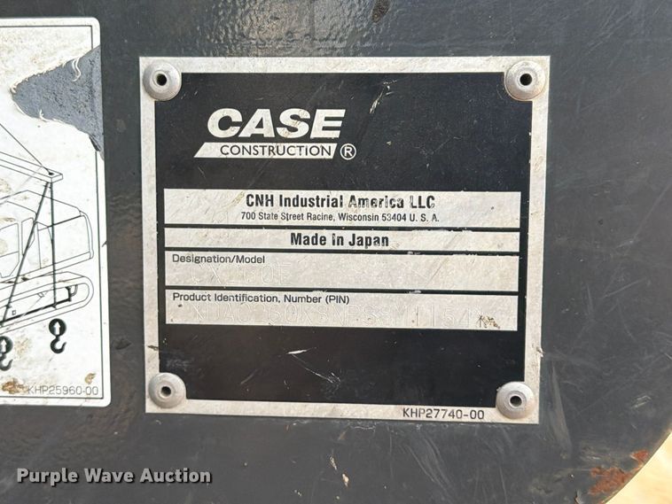 image for item FC0487 2023 Case CX260E Hydraulic excavator