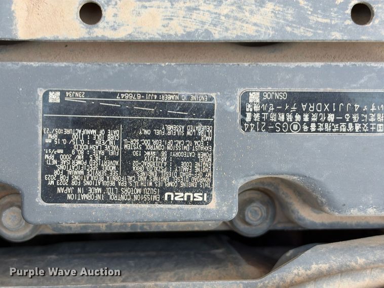 image for item FC0488 2023 Case CX145D SR excavator