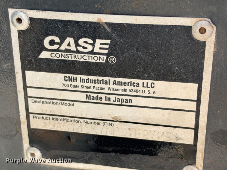 image for item FC0488 2023 Case CX145D SR excavator