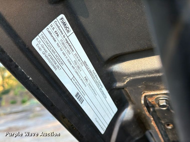 2016 Ford F250 SUPER DUTY