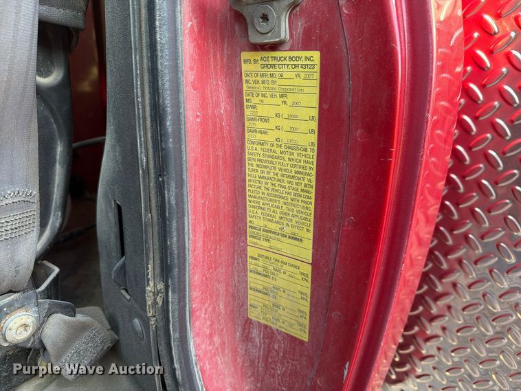 image for item FG3063 2007 Chevrolet C4500 utility / service truck