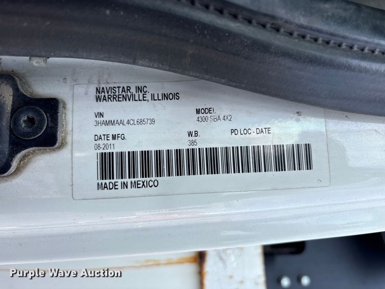 image for item FK2170 2012 International 4300 utility / service truck
