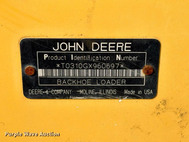 image for item FK4209 2006 John Deere 310G backhoe