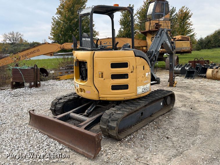 image for item FK4211 2015 John Deere 50G mini excavator