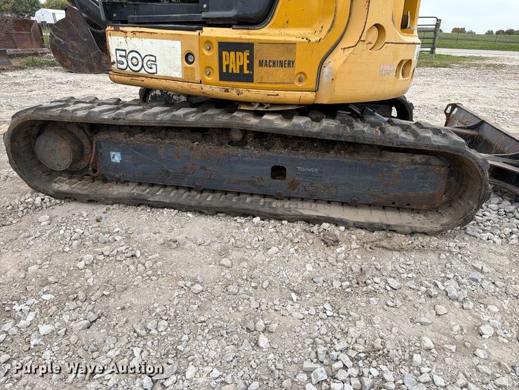 image for item FK4211 2015 John Deere 50G mini excavator