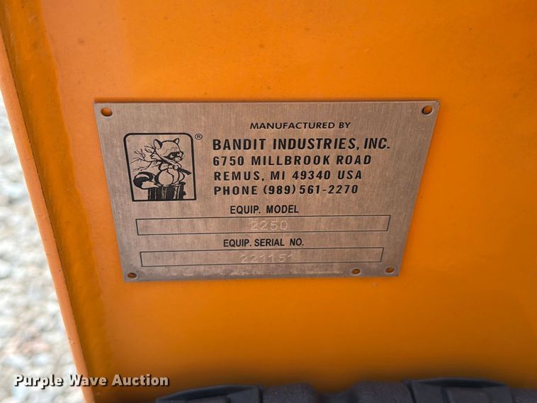 image for item FM6633 Bandit 2250 stump grinder