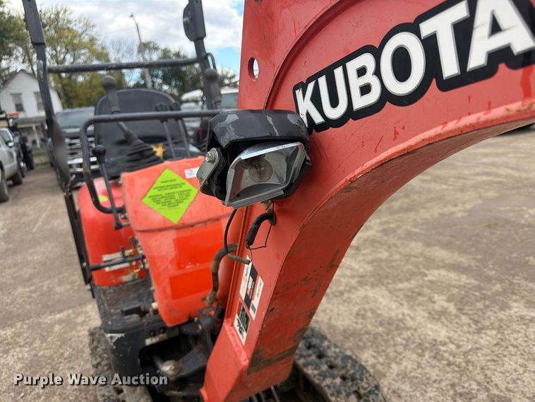 image for item FU4840 2014 Kubota K008-3 mini excavator