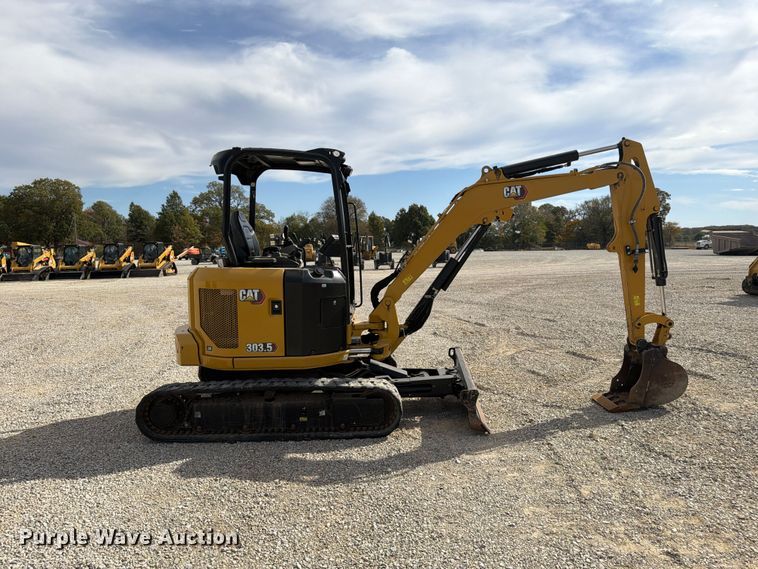 image for item FU6012 2023 Caterpillar 303.5CR mini excavator