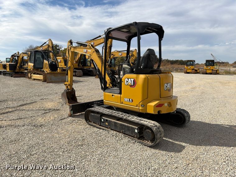 image for item FU6012 2023 Caterpillar 303.5CR mini excavator