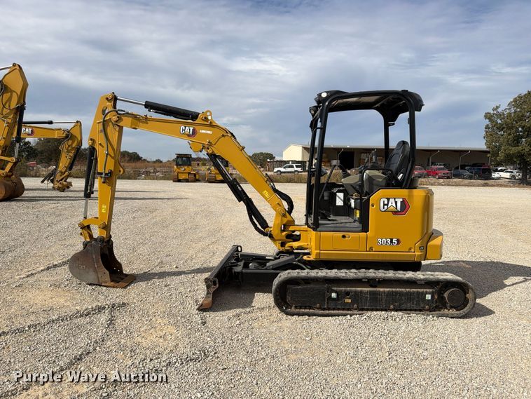 image for item FU6012 2023 Caterpillar 303.5CR mini excavator