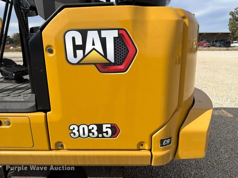 image for item FU6012 2023 Caterpillar 303.5CR mini excavator