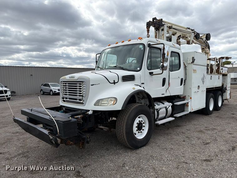 image for item FW3567 2008 Freightliner Business Class M2 Crew Cab crane truck