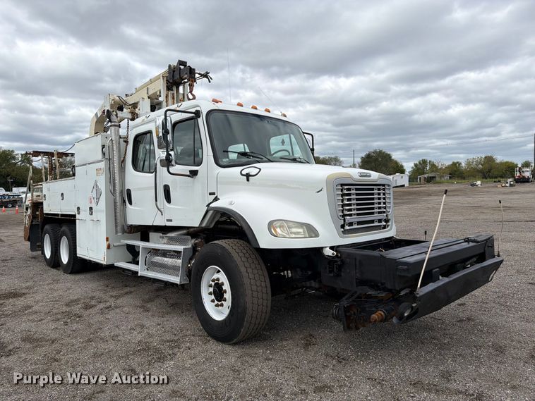 image for item FW3567 2008 Freightliner Business Class M2 Crew Cab crane truck