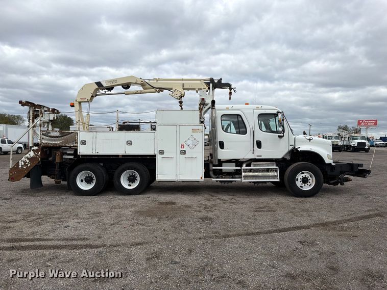 image for item FW3567 2008 Freightliner Business Class M2 Crew Cab crane truck
