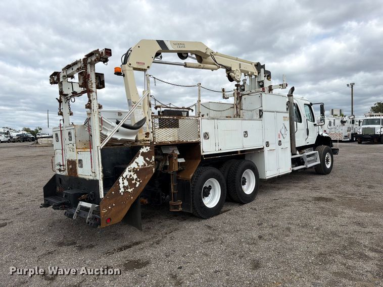 image for item FW3567 2008 Freightliner Business Class M2 Crew Cab crane truck