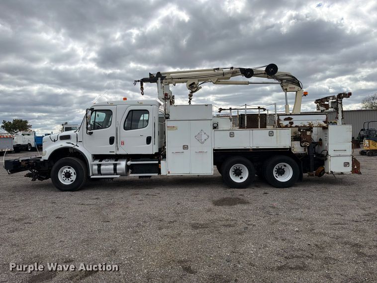 image for item FW3567 2008 Freightliner Business Class M2 Crew Cab crane truck