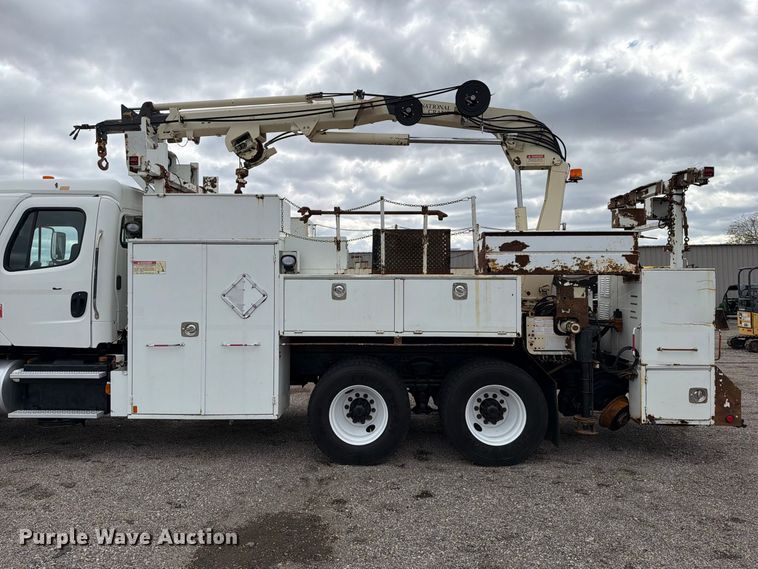 image for item FW3567 2008 Freightliner Business Class M2 Crew Cab crane truck