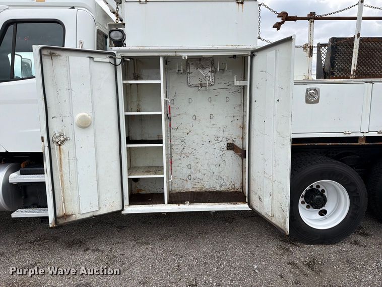 image for item FW3567 2008 Freightliner Business Class M2 Crew Cab crane truck