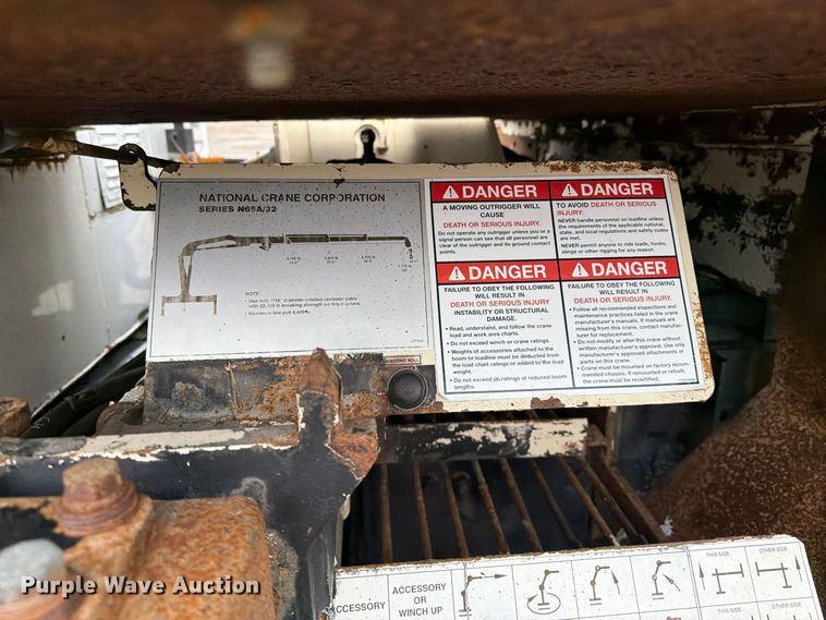 image for item FW3567 2008 Freightliner Business Class M2 Crew Cab crane truck