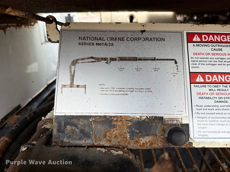 image for item FW3567 2008 Freightliner Business Class M2 Crew Cab crane truck
