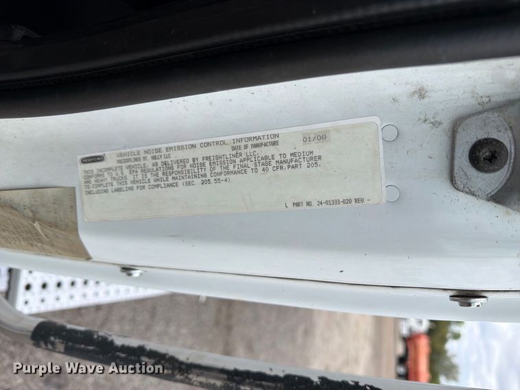 image for item FW3567 2008 Freightliner Business Class M2 Crew Cab crane truck