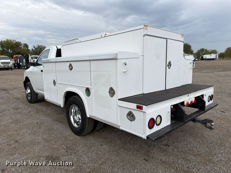 image for item FW3573 2012 Dodge Ram 3500 utility bed pickup truck