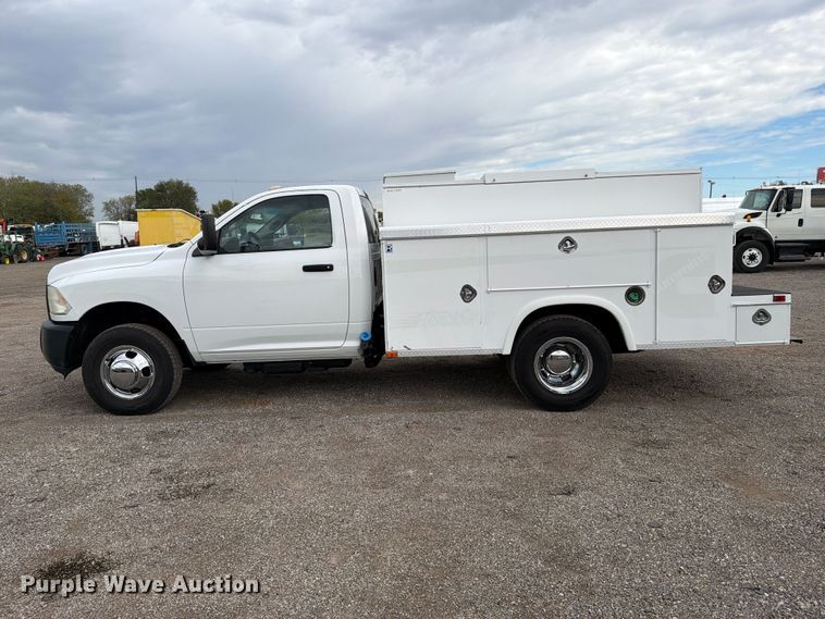 image for item FW3573 2012 Dodge Ram 3500 utility bed pickup truck