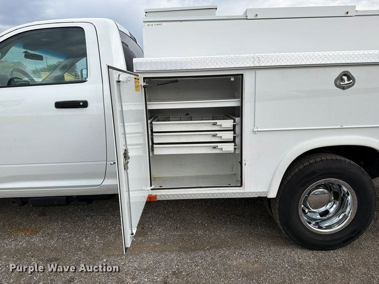 image for item FW3573 2012 Dodge Ram 3500 utility bed pickup truck