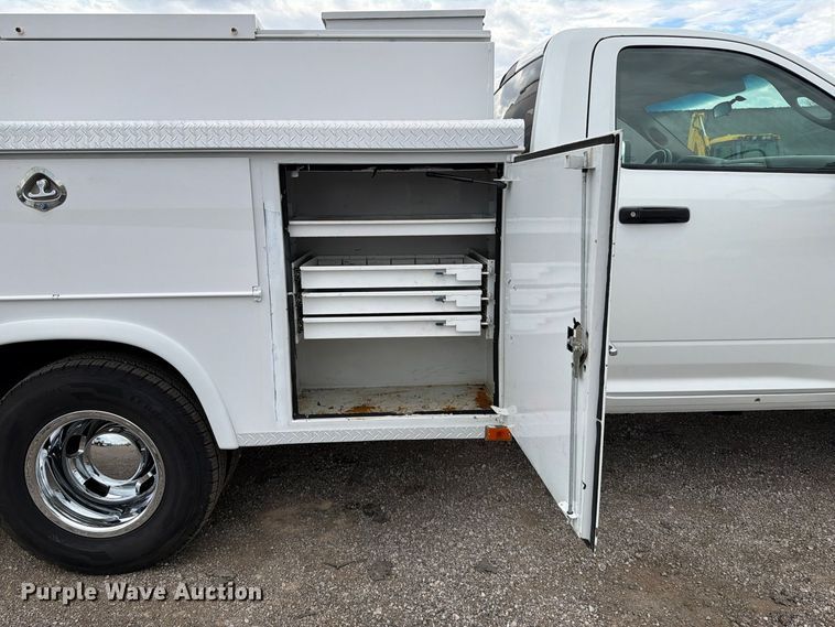 image for item FW3573 2012 Dodge Ram 3500 utility bed pickup truck