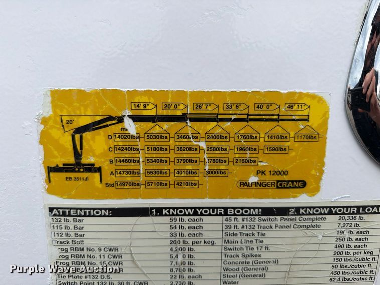 image for item FW3574 2011 International WorkStar 7400 crane truck