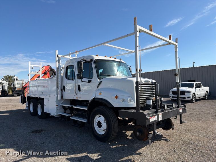 image for item FW3576 2012 Freightliner Business Class M2 Crew Cab crane truck
