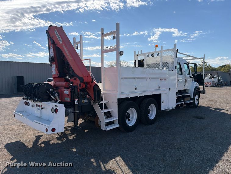 image for item FW3576 2012 Freightliner Business Class M2 Crew Cab crane truck